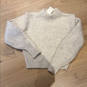H&M Women's Cream Sweater Alpaca wool sweater